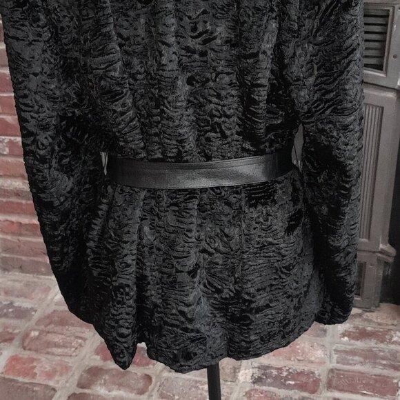 Valerie Stevens Vintage Faux Persian Lamb Jacket NWT - Picture 5 of 7